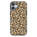 Leopard Orange Pattern iPhone 16 Plus Case QC9853