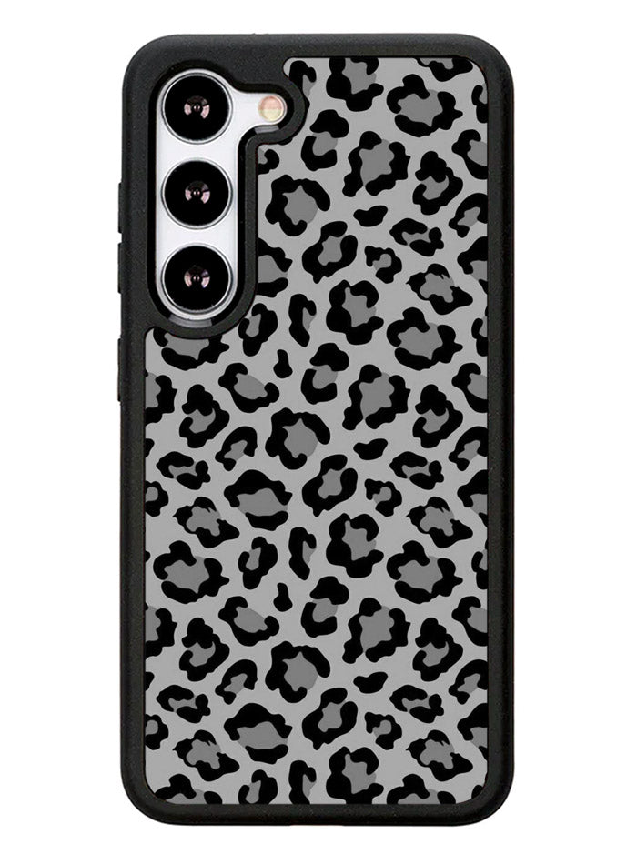 Leopard Grey Pattern Samsung Galaxy S23 Plus 5G / Samsung Galaxy S23+ 5G Case