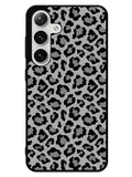 Leopard Grey Pattern Samsung Galaxy S24 5G Case