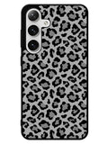 Leopard Grey Pattern Samsung Galaxy S25 5G Case