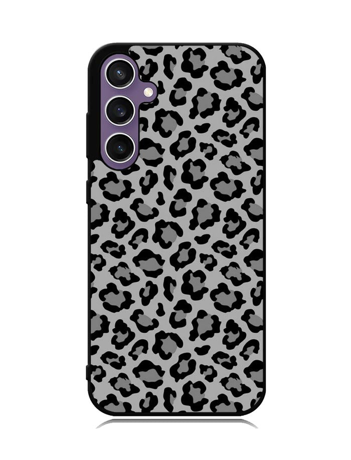 Leopard Grey Pattern Samsung Galaxy S23 FE 5G Case