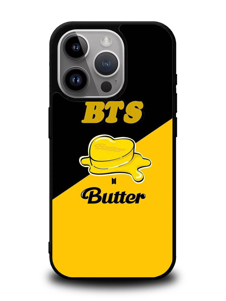 BTS Butter Black Yellow iPhone 16 Pro Max Case QC9865
