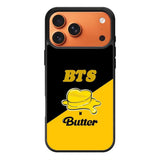 BTS Butter Black Yellow iPhone 17 Pro Case QC9865