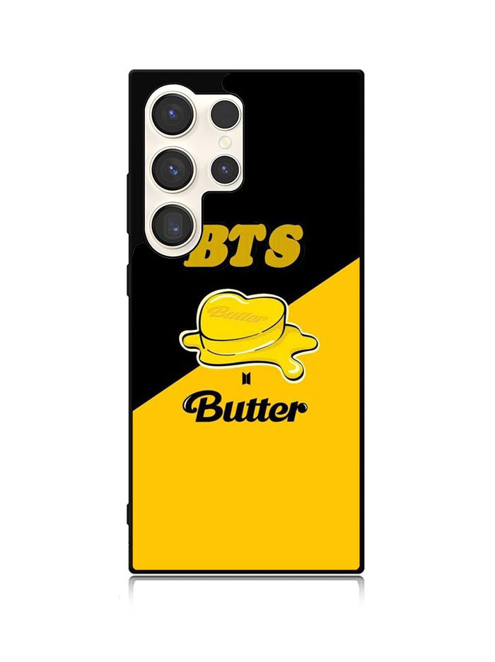 BTS Butter Black Yellow Samsung Galaxy S24 Ultra 5G Case OV9865