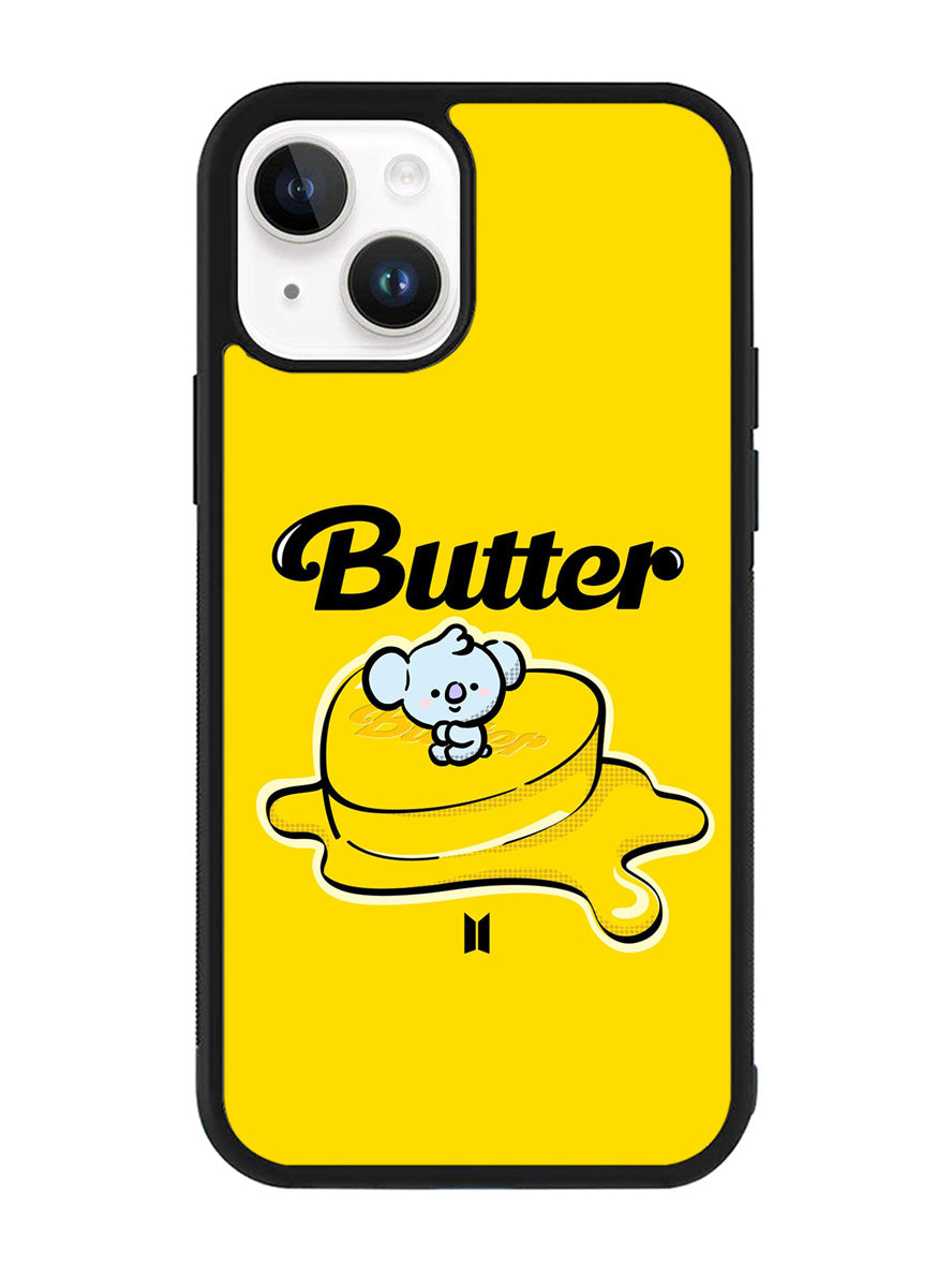 BT21 BTS Koya On The Butter iPhone 15 Plus Case OV9858