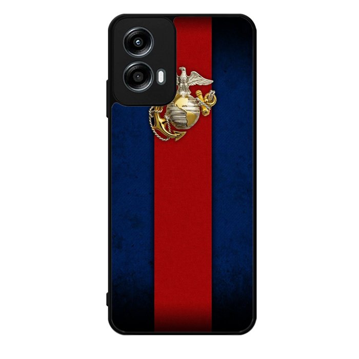 Marine Corps Red Blue Motorola Moto G Play 2024 Case OV9882