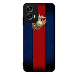 Marine Corps Red Blue Motorola Moto G Play 2024 Case OV9882
