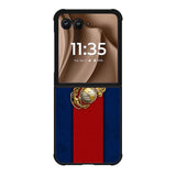 Marine Corps Red Blue Motorola Moto RAZR Plus 2025 Case OV9882