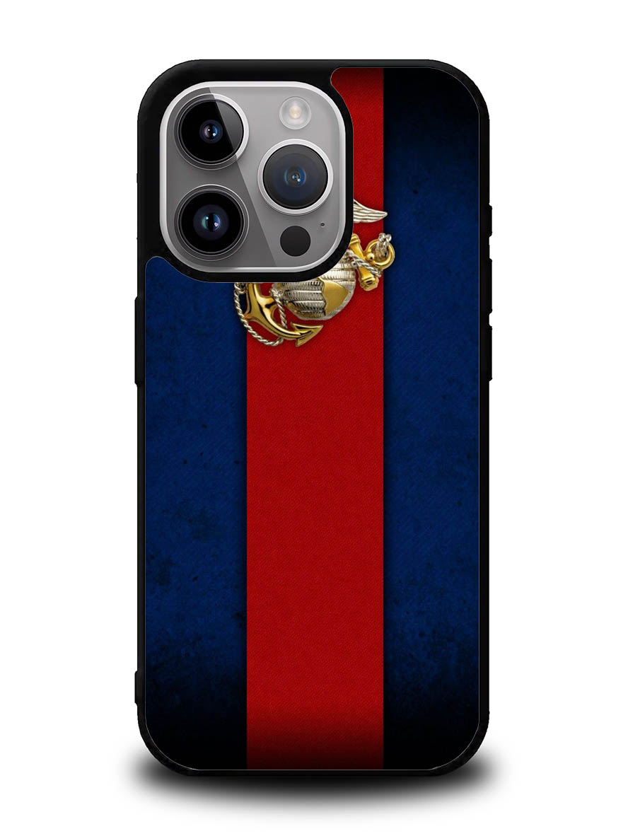 Marine Corps Red Blue iPhone 14 Pro Case QC9882