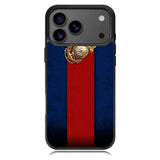 Marine Corps Red Blue iPhone 17 Pro Case OV9882