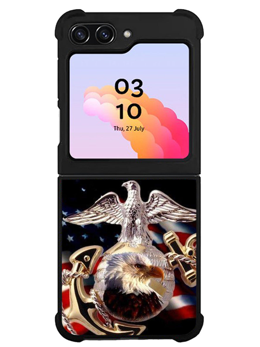 Marine Corps USA Samsung Galaxy Z Flip 5 5G 2023 Case