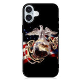 Marine Corps USA iPhone 16 Plus Case