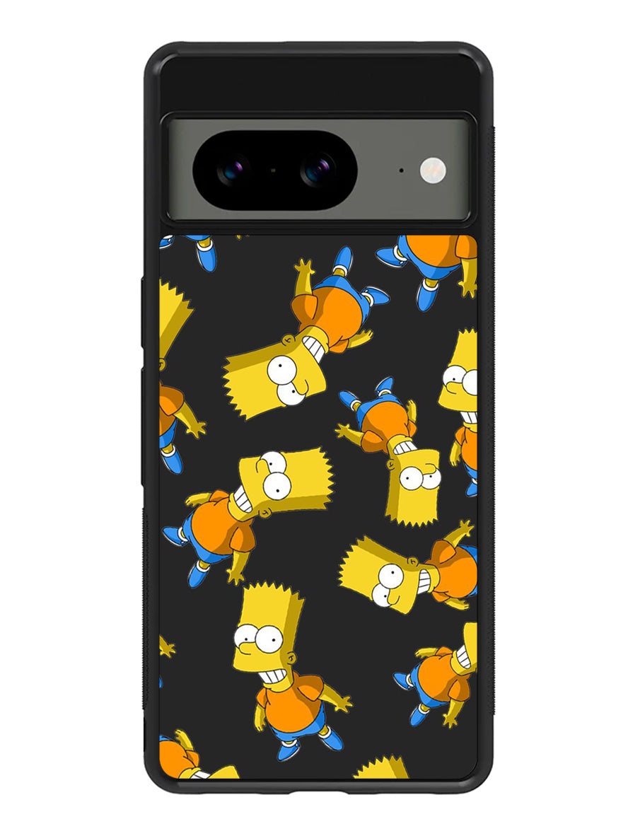 The Simpsons Pattern Google Pixel 8 Case QC9902