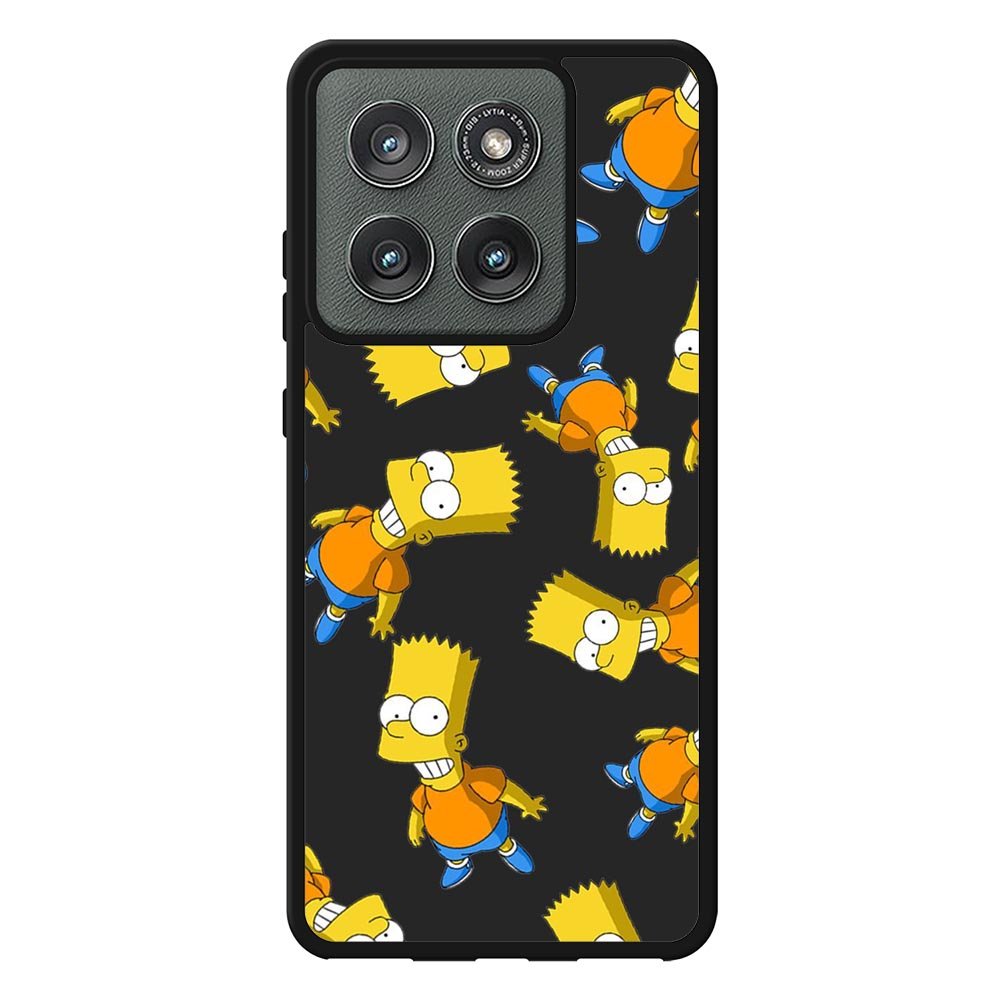 The Simpsons Pattern Motorola Moto Edge 2025 Case QC9902