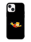 Bart Simpsons Flying iPhone 15 Case OV9888