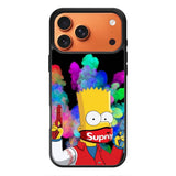 Bart Simpsons Fog And Gun iPhone 17 Pro Case QC9889