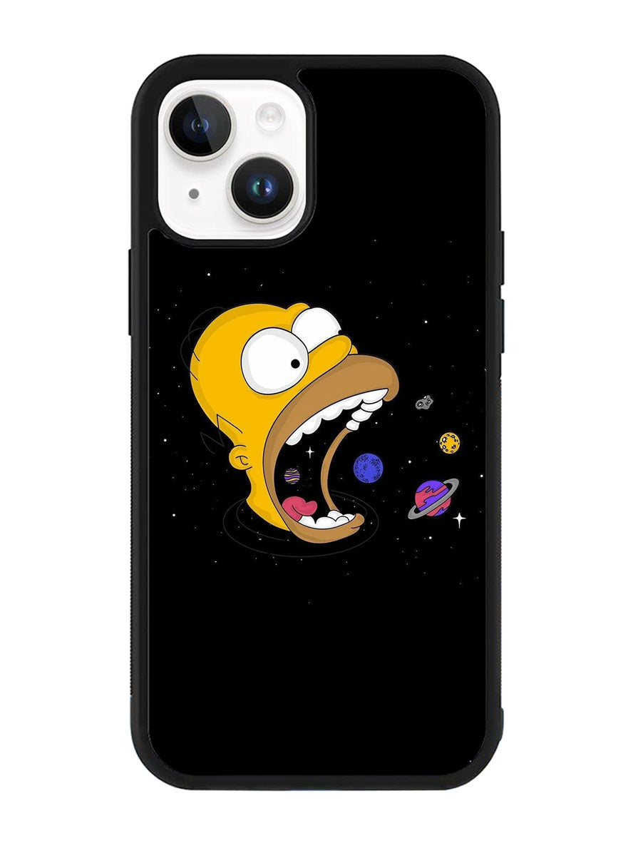 Homer Simpsons Eating Planet iPhone 15 Case OV9895