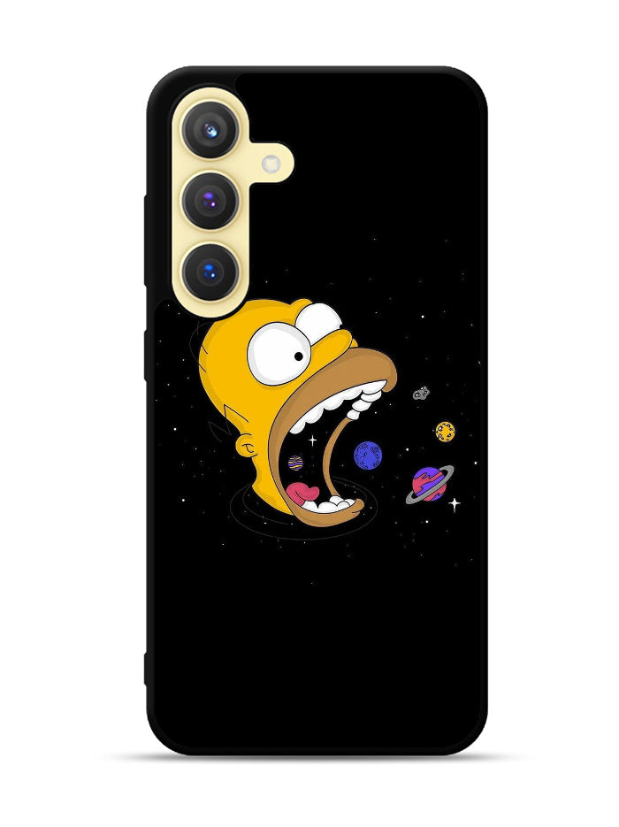 Homer Simpsons Eating Planet Samsung Galaxy S24 Plus 5G , Samsung Galaxy S24+ 5G Case OV9895