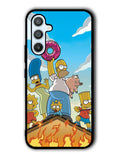 The Simpsons Fire Family Samsung Galaxy A54 5G Case OV9900