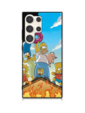 The Simpsons Fire Family Samsung Galaxy S24 Ultra 5G Case OV9900