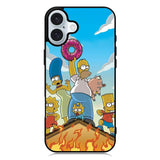 The Simpsons Fire Family iPhone 16 Case QC9900