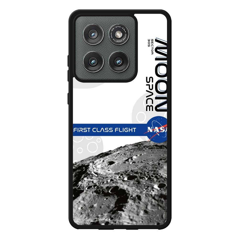 Nasa First Class Flight To The Moon Motorola Moto Edge 2025 Case OV9912