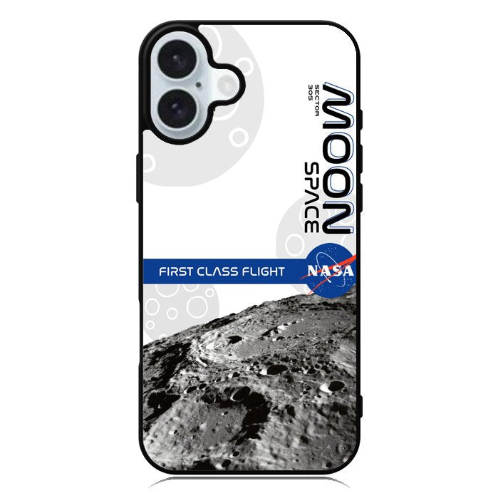 Nasa First Class Flight To The Moon iPhone 16 Case QC9912