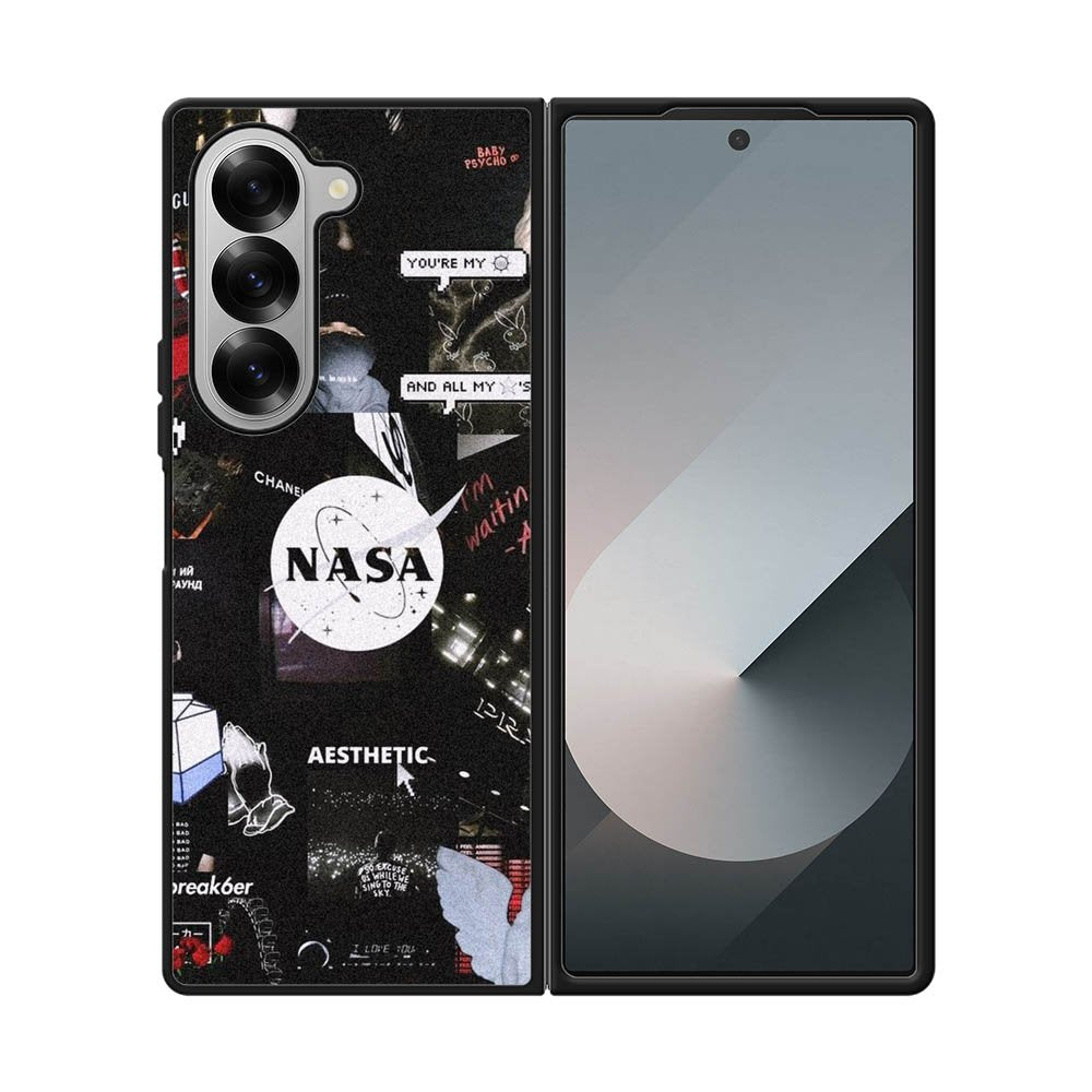 Nasa Aesthetic Pattern Samsung Galaxy Z Fold 7 5G Case OV9911
