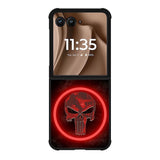 Punisher Red Glow Motorola Moto RAZR Plus 2025 Case OV9919