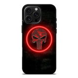 Punisher Red Glow iPhone 16 Pro Max Case OV9919