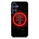 Punisher Red Glow Samsung Galaxy S25 FE Case OV9919