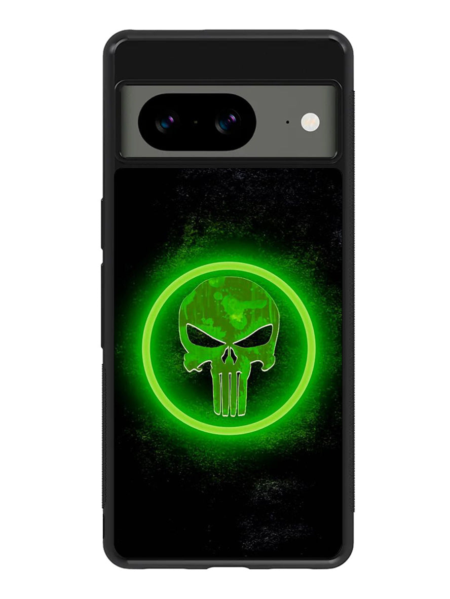 Punisher Green Glow Google Pixel 8A Case QC9918