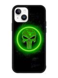 Punisher Green Glow iPhone 14 Case QC9918