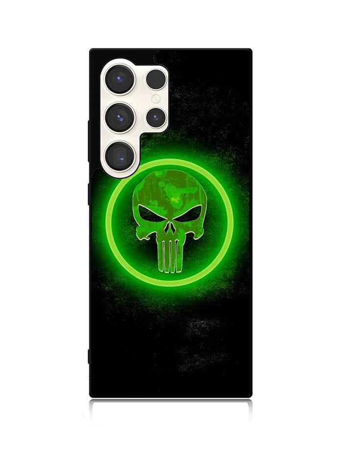 Punisher Green Glow Samsung Galaxy S24 Ultra 5G Case OV9918