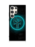 Punisher Blue Glow Samsung Galaxy S23 Ultra 5G Case QC9917
