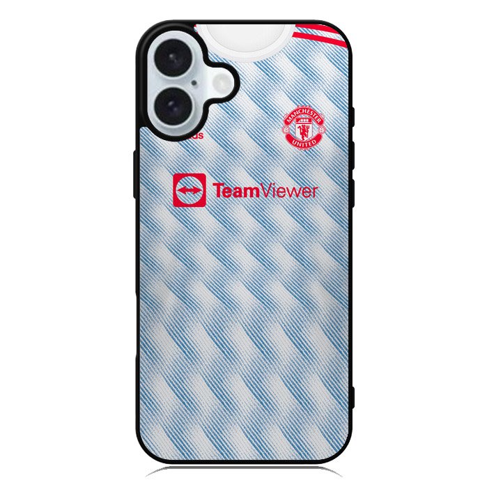 Manchester United 2021-2022 Away Jersey iPhone 16 Plus Case QC8787