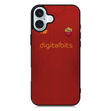 AS Roma 2021-2022 Home Jersey iPhone 16 Plus Case QC8790
