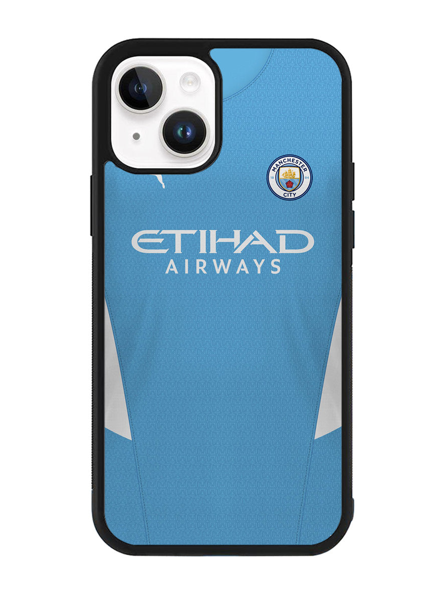 Manchester City 2021-2022 Home Jersey iPhone 15 Plus Case OV8800