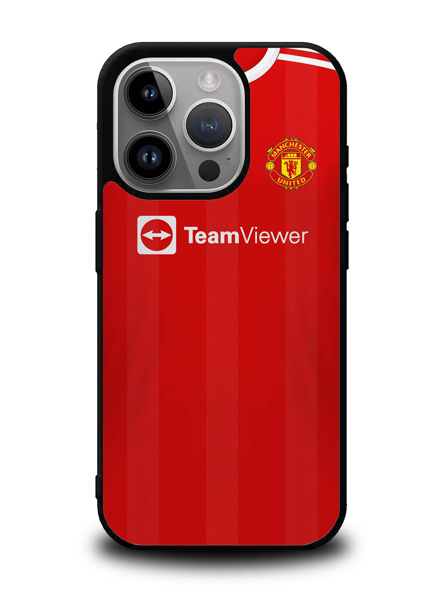 Manchester United 2021-2022 Home Jersey iPhone 15 Pro Max Case OV8801