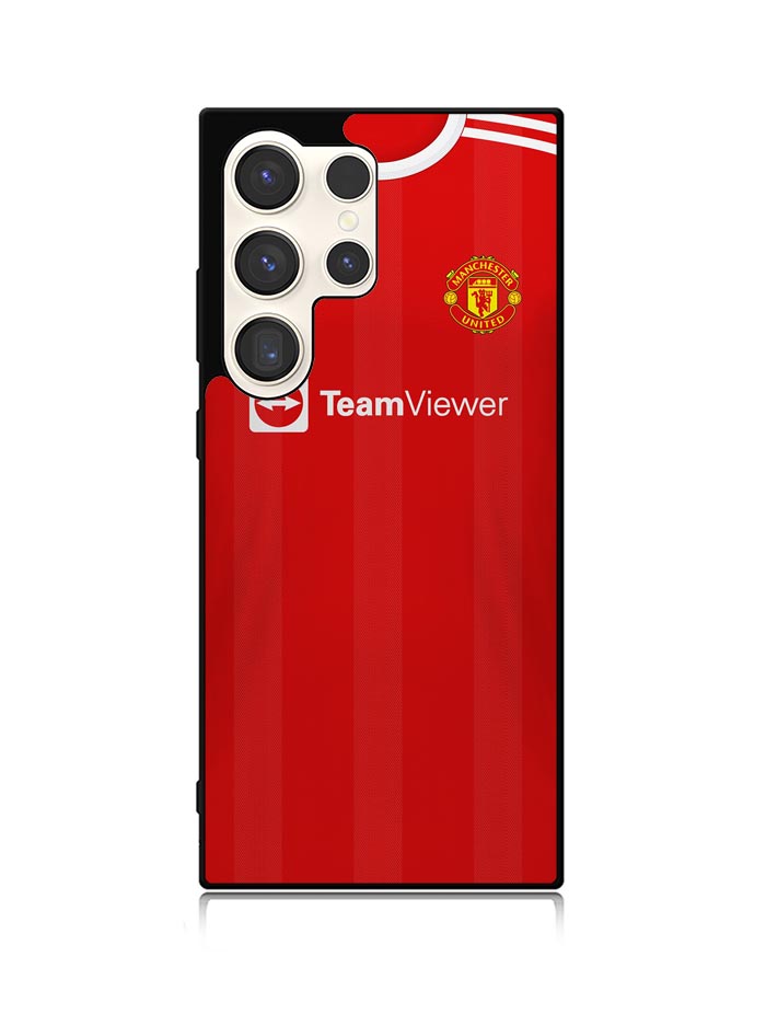 Manchester United 2021-2022 Home Jersey Samsung Galaxy S23 Ultra 5G Case QC8801