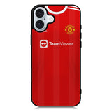 Manchester United 2021-2022 Home Jersey iPhone 16 Case QC8801