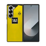 Borussia Dortmund 2021-2022 Home Jersey Samsung Galaxy Z Fold 7 5G Case QC8794