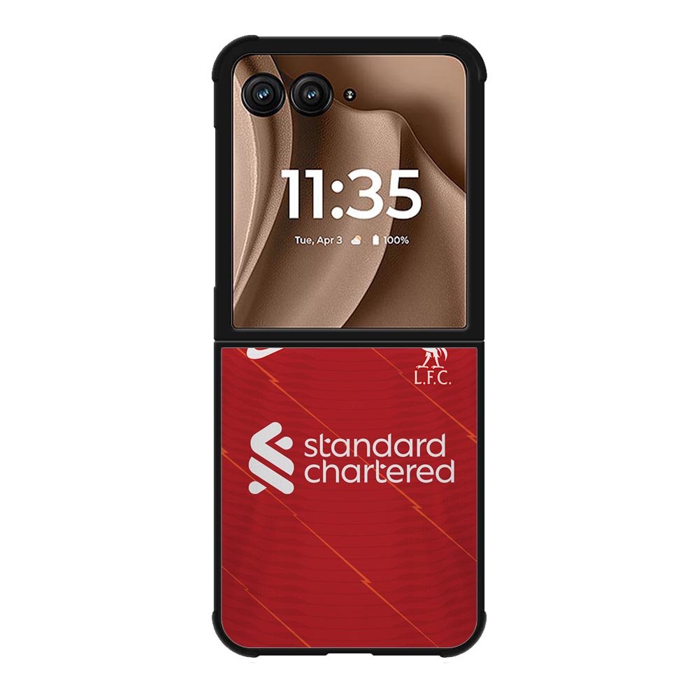 Liverpool 2021-2022 Home Jersey Motorola Moto RAZR Plus 2025 Case OV8799