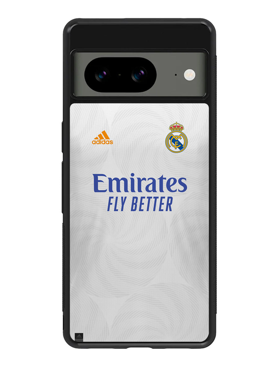 Real Madrid 2021-2022 Home Jersey Google Pixel 8A Case QC8805