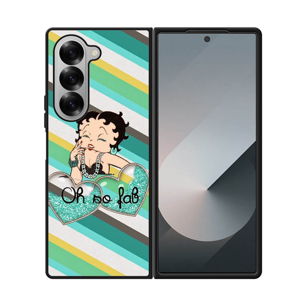 Betty Boop Oh So Far Tosca Samsung Galaxy Z Fold 7 5G Case QC8793
