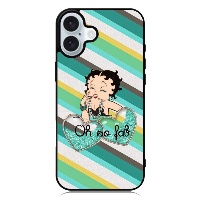 Betty Boop Oh So Far Tosca iPhone 16 Plus Case QC8793