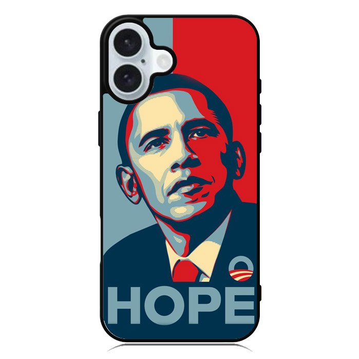 Obama Hope Poster Style iPhone 16 Plus Case QC8819
