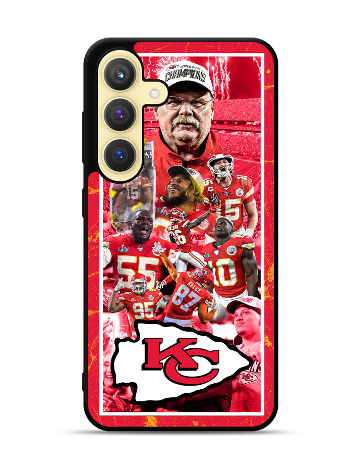 the super bowl Champion Kansas City Samsung Galaxy S24 Plus 5G , Samsung Galaxy S24+ 5G Case