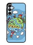 Cute Doodle Art Samsung Galaxy A35 5G Case OV8813
