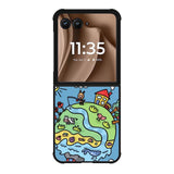 Cute Doodle Art Motorola Moto RAZR Plus 2025 Case OV8813
